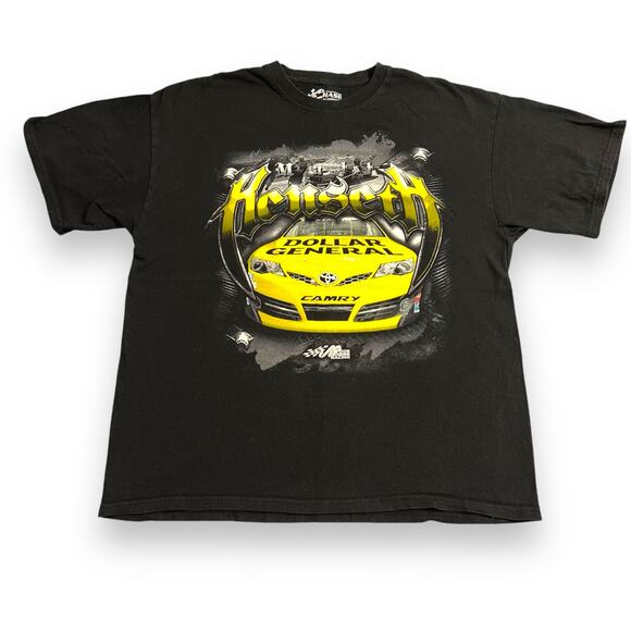 Nascar Matt Kenseth Dollar General Unisex Racing T Shirt Top Black Yellow XL - Picture 1 of 5